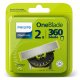 Philips Norelco OneBlade 360 Lama di ricambio per Viso, confezione da 2 Lame QP420/50 12