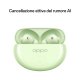 OPPO Enco Air4 Auricolari True Wireless, 44h di Autonomia, Driver in Titanio, Bluetooth 5.4, Controlli Touch, Cancellazione del rumore AI, Android e iOS, IP55, [Versione Italiana], Fresh Mint 4