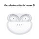 OPPO Enco Air4 Auricolari True Wireless,44h di Autonomia, Driver in Titanio, Bluetooth 5.4, Controlli Touch, Cancellazione del rumore AI, Android e iOS, IP55, [Versione Italiana], Silky White 4