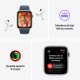 Apple Watch SE GPS Cassa 44mm in Alluminio con Cinturino Sport Loop Blu Inverno 8