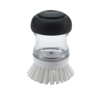 OXO 36481 erogatore di sapone Nero, Trasparente