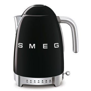 Smeg Bollitore A Temperatura Variabile 50's Style – Nero LUCIDO – KLF04BLEU
