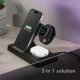 Tech Pop Triple Station 3 in 1 Base di ricarica wireless 3in1 da 15W 14