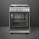 Smeg Concert CX60GMX cucina Elettrico Gas Acciaio inox 6