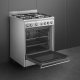 Smeg Concert CX60GMX cucina Elettrico Gas Acciaio inox 8