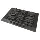 Haier I-Move Series 6 HAVG7WL4HBPB Nero Da incasso 74.5 cm Gas 5 Fornello(i) 4