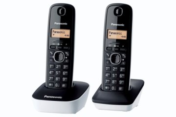 Panasonic KX-TG1612 Telefono DECT Identificatore di chiamata Nero, Bianco