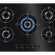 Electrolux EGG75372K Nero Da incasso 75 cm Gas 5 Fornello(i) 2