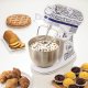 Ariete 1588 Impastatrice Capri, Planetaria, 7 velocità, 2400 Watt, 5,5 litri, Tazza Acciaio Inox 7