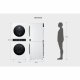LG WashTower WT1210WWF Colonna Bucato 12/10kg AI DD, Classe A, Pannello unificato 7