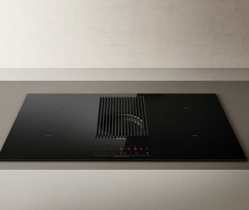 Elica NikolaTesla Prime S Nero Da incasso 83 cm Piano cottura a induzione 4 Fornello(i) Cappa da incasso