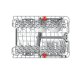Hotpoint Ariston Lavastoviglie a libera installazione HSFC 3T127 C 10
