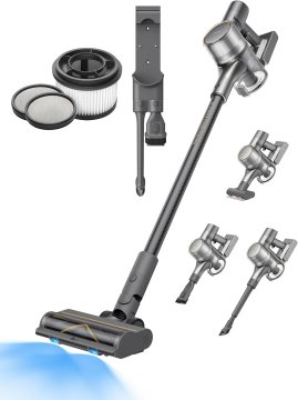 Dreame VMR20611 scopa elettrica Aspirapolvere a bastone 2 in 1 Batteria Secco HEPA Senza sacchetto 0,6 L 570 W Grigio 29 Ah