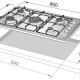 De’Longhi NL 59 DD piano cottura Nero Da incasso 90 cm Gas 5 Fornello(i) 3