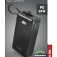 SBS TTBB10000LCDTCPD20K batteria portatile Ioni di Litio 10000 mAh Nero 3