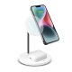 SBS Stazione di ricarica wireless verticale 2 in 1 per iPhone, telefoni Android, AirPods, auricolari TWS 2