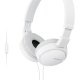 Sony MDR-ZX110AP Auricolare Cablato A Padiglione Musica e Chiamate Bianco 2