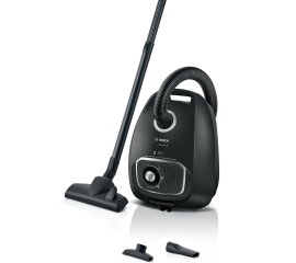 ASP. C/SACCO 600W 75DB FILTRO HYGIENIC CON ACC NERO