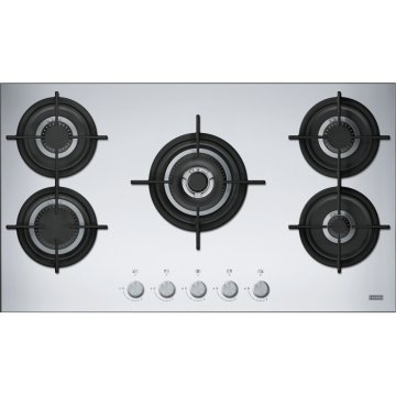 Franke FHCR 905 4G TC HE XA C Nero, Acciaio inox Da incasso 88 cm Gas 5 Fornello(i)