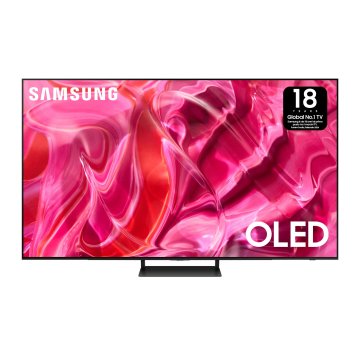 Samsung Series 9 TV QE77S90CATXZT OLED 4K, Smart TV 77" Processore Neural Quantum 4K, Dolby Atmos e OTS Lite, Titan Nero 2023
