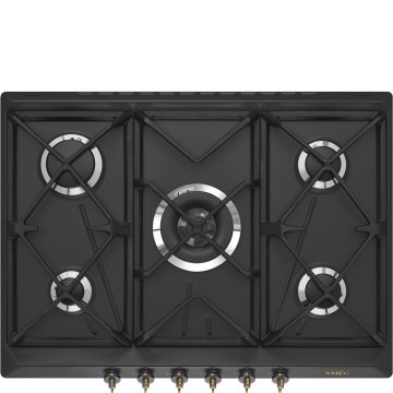 Smeg Coloniale Piano di cottura SRV876AOGH Antracite