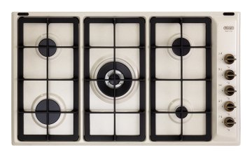 De’Longhi AVL 59 PRO piano cottura Beige Da incasso 90 cm Gas 5 Fornello(i)