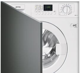 Smeg LSTA146S lavasciuga Da incasso Caricamento frontale