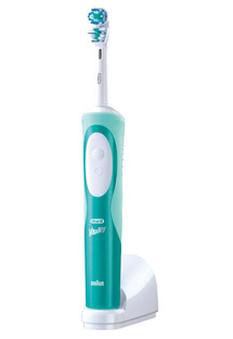 Oral-B Vitality Dual Clean Adulto Spazzolino rotante-oscillante Verde, Bianco