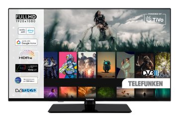 Telefunken TE40750B45I2KT TV 101,6 cm (40") Smart TV Wi-Fi Nero 250 cd/m²