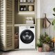 LG F2R3S09NSWB Lavatrice 9kg AI DD, Classe A-10%, 1200 giri, Vapore, AI Wash 7
