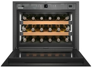 Liebherr WKEgb 582 001 26 Cantinetta termoelettrica Da incasso Nero 18 bottiglia/bottiglie