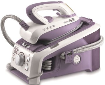 De’Longhi Stirella VVX1660 2200 W 0,7 L Piastra in Ceramica Viola, Bianco