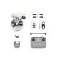 DJI Flip 4 rotori Quadrirotore 48 MP 3840 x 2160 Pixel 3110 mAh Nero, Bianco 7