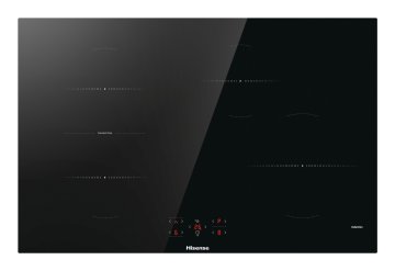 Hisense HI8421BSC piano cottura Nero Da incasso 80 cm Piano cottura a induzione 4 Fornello(i)