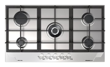 Glem Gas GTD955HIXN piano cottura Acciaio inox Da incasso 90 cm 5 Fornello(i)