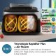 Philips 5000 series Airfryer doppio cestello con cottura a vapore, friggitrice ad aria da 9.0L, 19 metodi di cottura, App per ricette, NA555/00 12