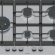 Siemens EC7A5SI90 piano cottura Nero, Acciaio inox Da incasso 75 cm Gas 5 Fornello(i) 2
