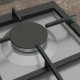 Siemens EC7A5SI90 piano cottura Nero, Acciaio inox Da incasso 75 cm Gas 5 Fornello(i) 6