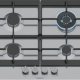 Siemens EC6A5HI90 piano cottura Nero, Acciaio inox Da incasso 60 cm Gas 4 Fornello(i) 2