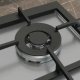 Siemens EC6A5HI90 piano cottura Nero, Acciaio inox Da incasso 60 cm Gas 4 Fornello(i) 6