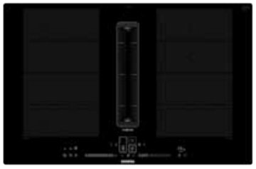 Siemens iQ700 EX80BNX68E piano cottura Nero Da incasso 80 cm Ceramica Cappa da incasso