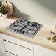 Bosch Serie 4 PGH6B5K80 piano cottura Acciaio inox Da incasso 60 cm Gas 4 Fornello(i) 5