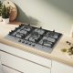 Bosch Serie 6 PCQ7A5I95 piano cottura Acciaio inox Da incasso Gas 5 Fornello(i) 5