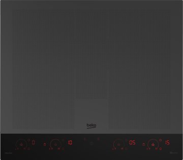 Beko MHII68811NTMTI: Piano a Induzione Midnight, 8 Zone con 2 Sezioni IndyFlex+ e 1 Extension, 60 cm