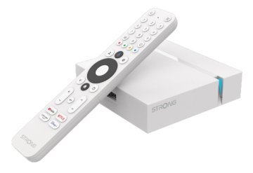 Strong LEAP-S3+V2 Smart TV box Bianco 4K Ultra HD 16 GB Wi-Fi Collegamento ethernet LAN