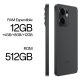 OPPO Reno13 FS 5G AI Smartphone, Tripla fotocamera 50+8+2MP, Selfie 32MP, Display 6.67” 120HZ AMOLED FHD+, 5800mAh, RAM 12GB(Esp4GB/8GB/12GB)+ROM 512GB, [Versione Italia], Graphite Grey 6