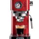 Ariete 1381 Macchina da caffè con manometro, compatibile con caffè in polvere e cialde ESE, 1300 W, Capacità 1,1 L, 15 bar di pressione, Filtro ½ tazze, Dispositivo Cappuccino, Rosso 2
