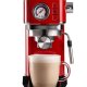 Ariete Linea Moderna 1381 Macchina da caffè con manometro, compatibile con caffè in polvere e cialde ESE, 1300 W, Capacità 1,1 L, 15 bar di pressione, Filtro 1⁄2 tazze, Dispositivo Cappuccino, Rosso 4