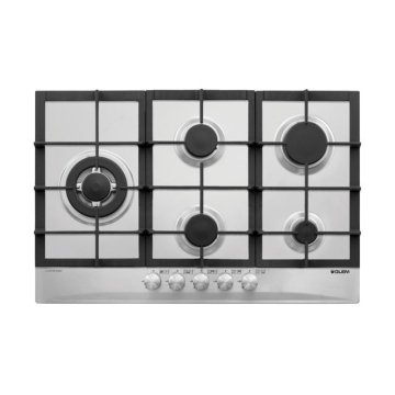 Glem Gas GT85THIX piano cottura Acciaio inox Da incasso 75 cm 5 Fornello(i)