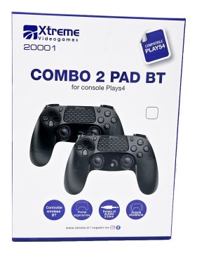 Xtreme 20001 periferica di gioco Nero Bluetooth Gamepad Analogico/Digitale PlayStation 4